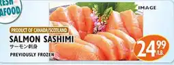 Nijiya Market Salmon Sashimi offer