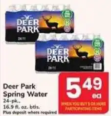 Safeway Deer Park Spring Water offer