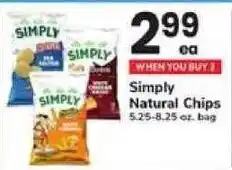 Safeway Simply Natural Chips offer