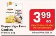 Safeway Pepperidge Farm Cookies offer