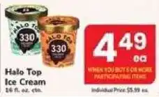 Safeway Halo Top Ice Cream offer