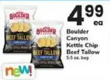 Safeway Boulder Canyon Kettle Chip Beef Tallow offer