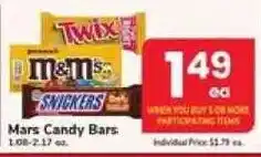 Safeway Mars Candy Bars offer