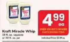 Safeway Kraft miracle whip offer