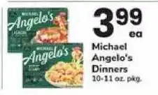 Safeway Michael Angelo's Dinners offer