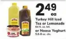 Safeway Turkey Hill Iced Tea or Lemonade or Noosa Yoghurt offer