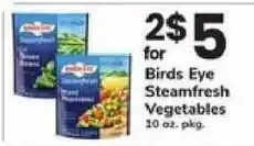 Safeway Birds Eye Steamfresh Vegetables offer