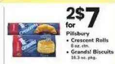 Safeway Pillsbury crescent rolls and grands biscuits offer
