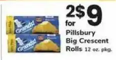 Safeway Pillsbury Big Crescent Rolls offer