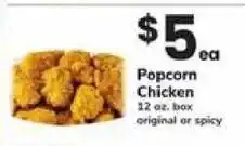 Safeway Popcorn Chicken offer