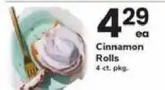 Safeway Cinnamon Rolls offer