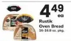Safeway Rustik Oven Bread offer