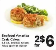 Safeway Seafood America Crab Cakes offer