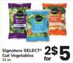 Safeway Signature SELECT Cut Vegetables offer