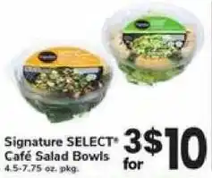 Safeway Signature Select Café Salad Bowls offer