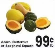 Safeway Acorn, Butternut or Spaghetti Squash offer
