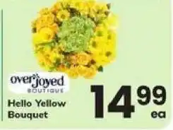 Safeway Overjoyed Boutique Hello Yellow Bouquet offer