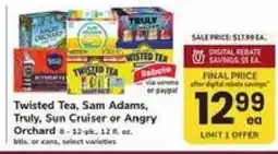 Safeway Twisted Tea, Sam Adams offer