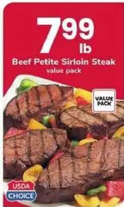Safeway Beef Petite Sirloin Steak offer