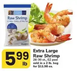 Safeway Extra Large Raw Shrimp offer