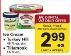 Safeway Turkey Hill Ice Cream offer
