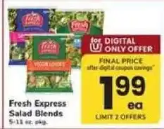 Safeway Fresh Express Salad Blends offer