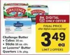 Safeway Challenge Butter offer