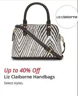 JC Penney Liz Claiborne Handbags offer