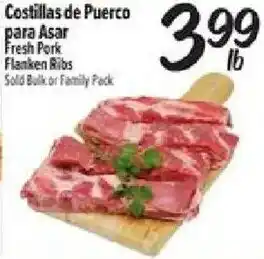 Fresh Pork Flanken Ribs