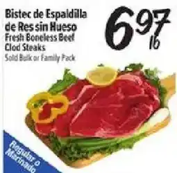 El Super Bistec de Espalda de Res sin Hueso offer