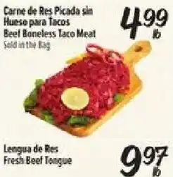 El Super Beef Boneless Taco Meat offer