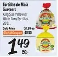 El Super Guerrero tortillas de maiz offer