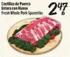 El Super Fresh Whole Pork Spareribs offer
