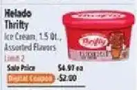 El Super Helado Thrifty Ice Cream offer