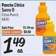 El Super Pomche Citrico Sunny D Citrus Punch offer