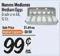El Super Huevos Medianos Medium Eggs offer