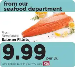 Harris Teeter Fresh Farm Raised Salmon Fillets offer