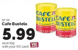 Harris Teeter Cafe Bustelo ground coffee offer