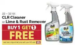 Harris Teeter Clr cleaner or lime & rust remover offer