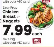 Harris Teeter Easy Prep Chicken Breast or Nuggets offer