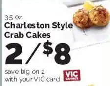 Harris Teeter Charleston Style Crab Cakes offer
