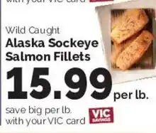 Harris Teeter Wild Caught Alaska Sockeye Salmon Fillets offer