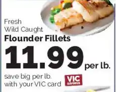 Harris Teeter Fresh Wild Caught Flounder Fillets offer