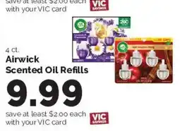 Harris Teeter Airwick Scented Oil Refills offer
