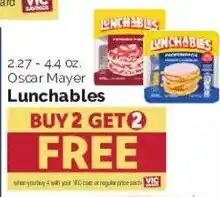 Harris Teeter Oscar Mayer Lunchables offer
