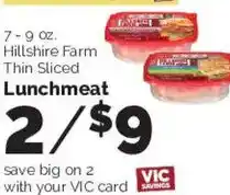 Harris Teeter Hillshire Farm Thin Sliced Lunchmeat offer