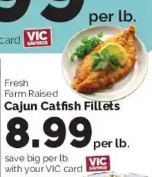 Harris Teeter Cajun Catfish Fillets offer