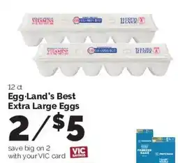 Harris Teeter Egg-Land's Best Extra Large Eggs offer