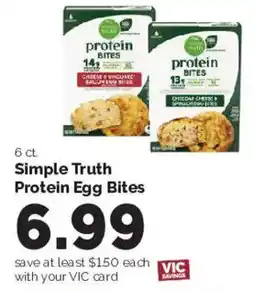 Harris Teeter Simple Truth Protein Egg Bites offer