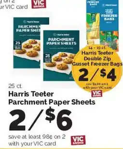 Harris Teeter Harris Teeter Parchment Paper Sheets offer